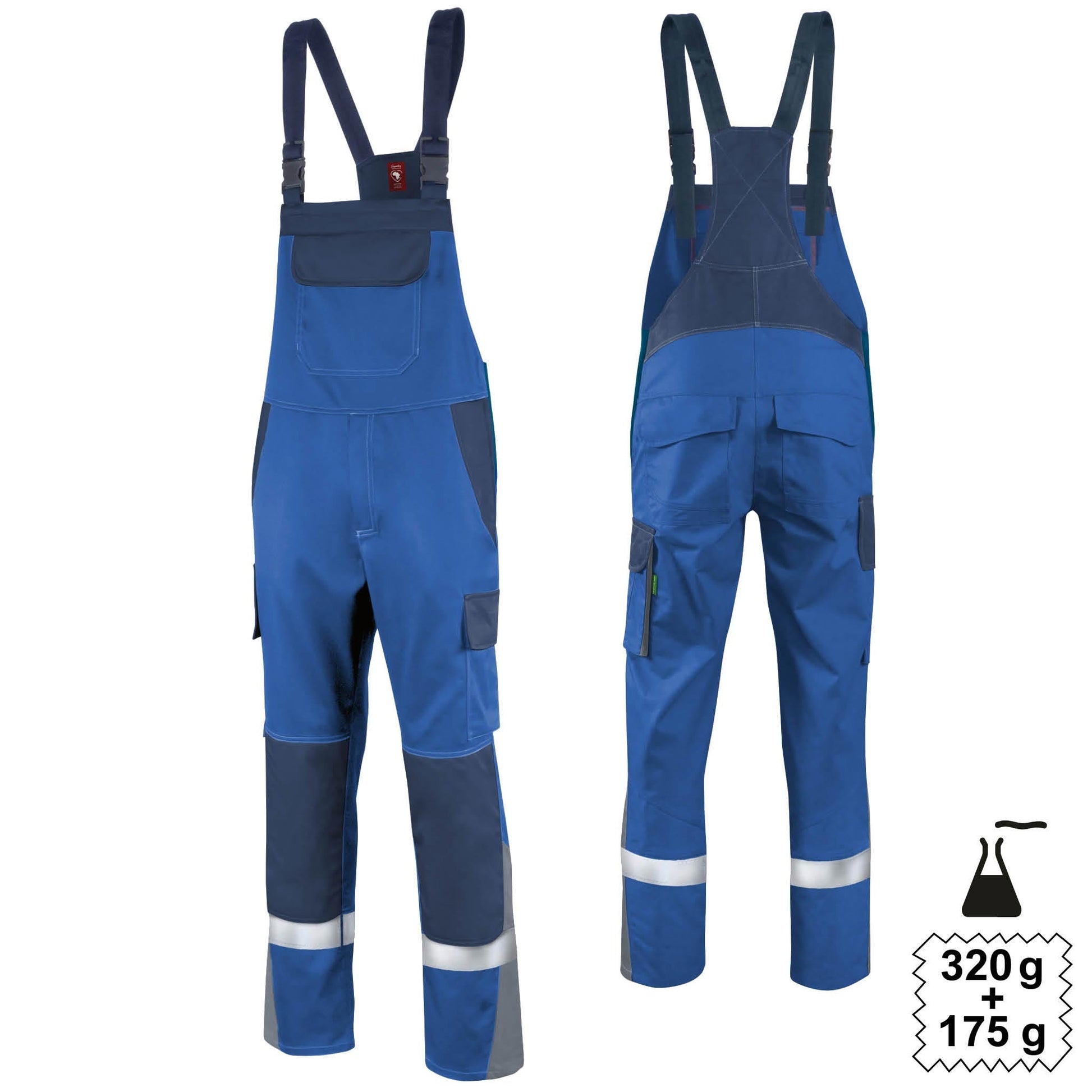 Latzhose ecoRover Safety Plus 574