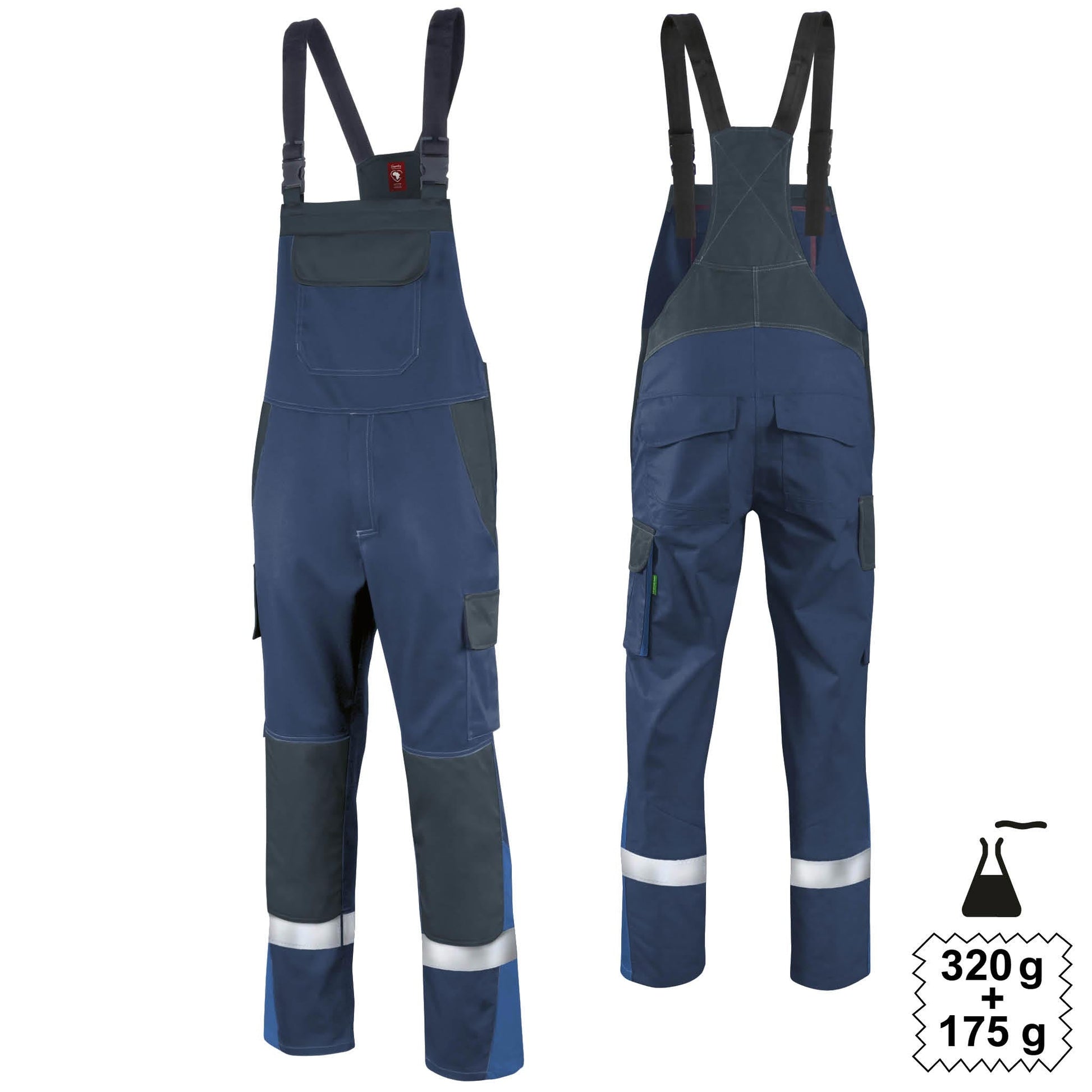 Latzhose ecoRover Safety Plus 939