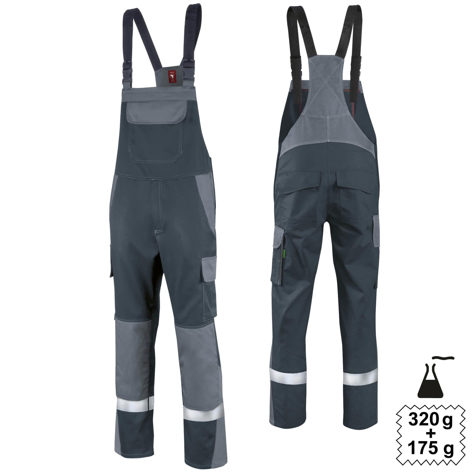 Latzhose ecoRover Safety Plus 988