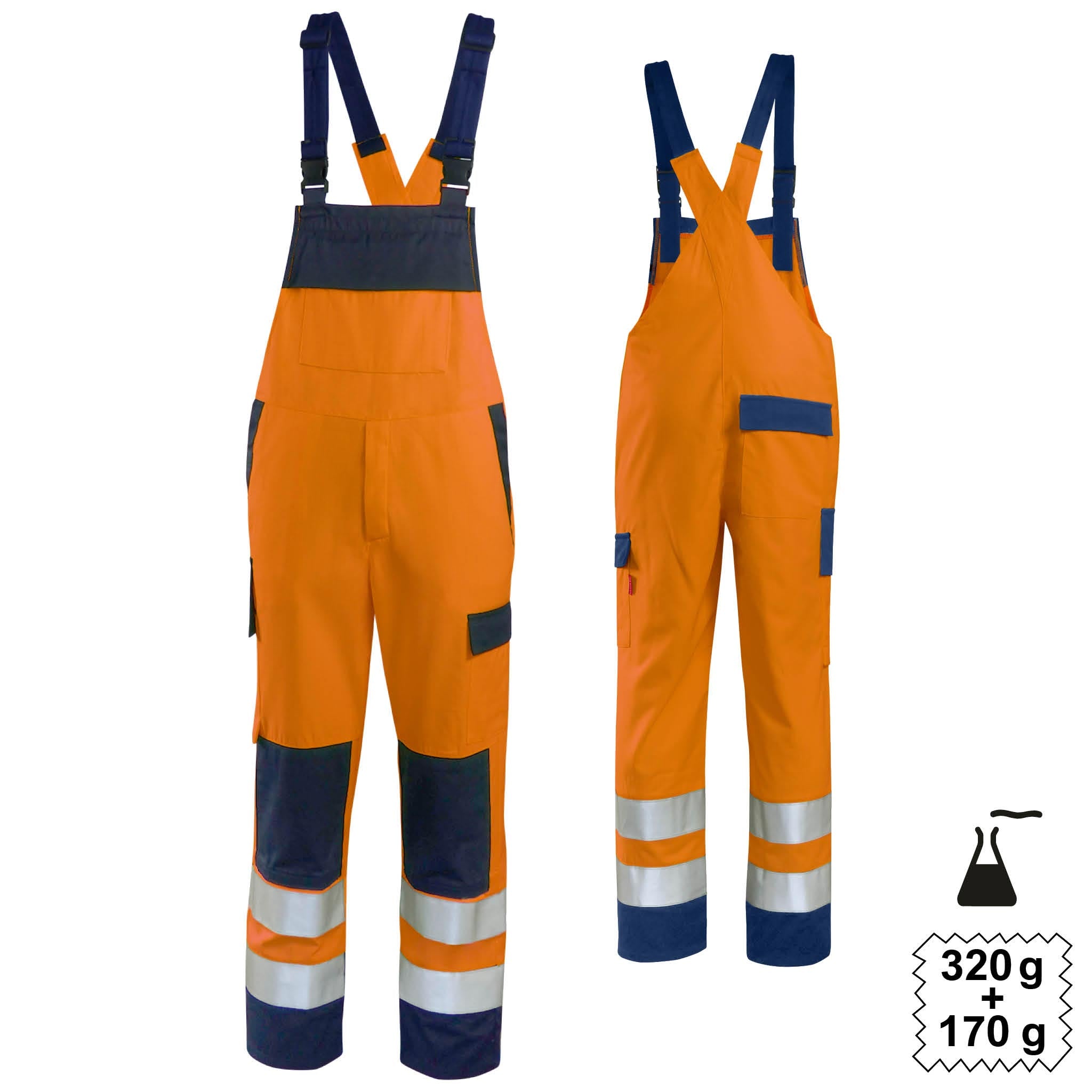 Latzhose High Vis Multinorm 929