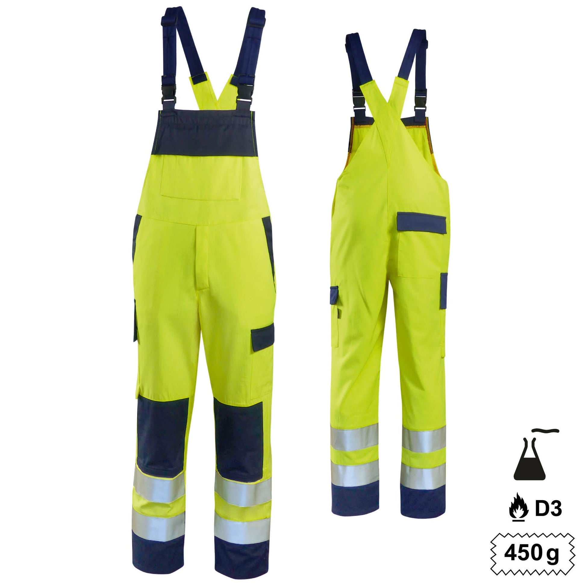 Dungarees High Vis Multinorm 911