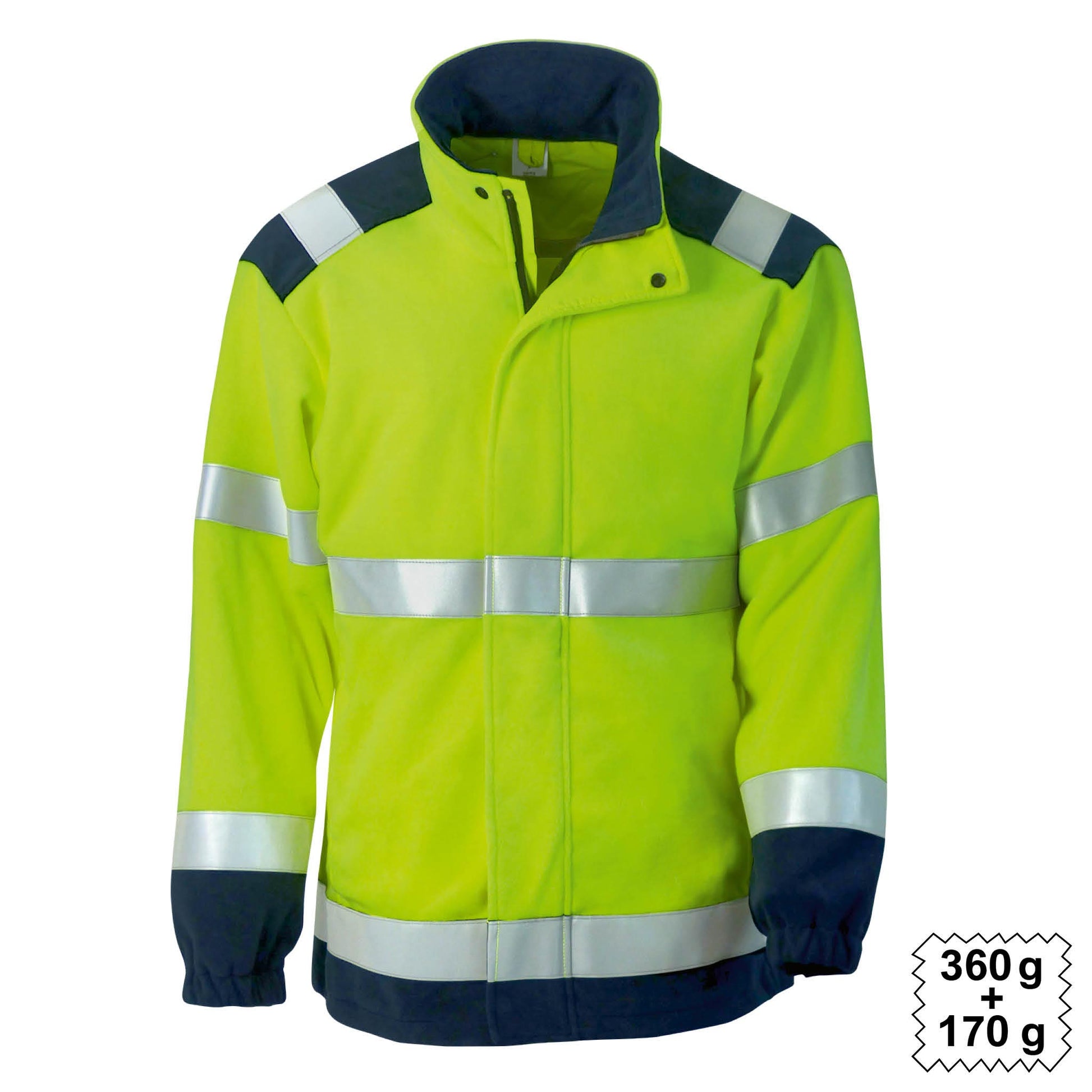 Fleece jacket Multinorm, warning protection 911