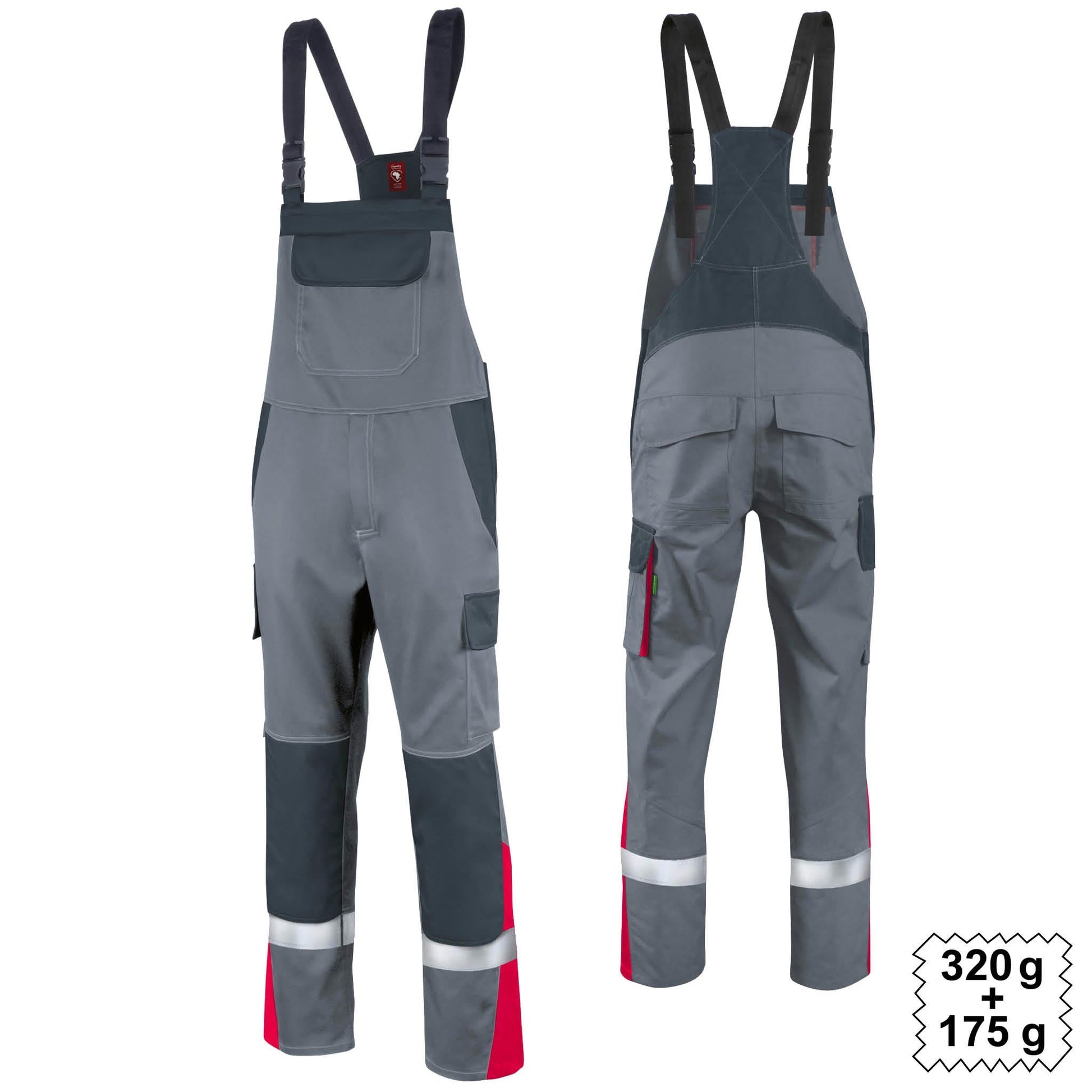 Latzhose ecoRover Safety Plus 636