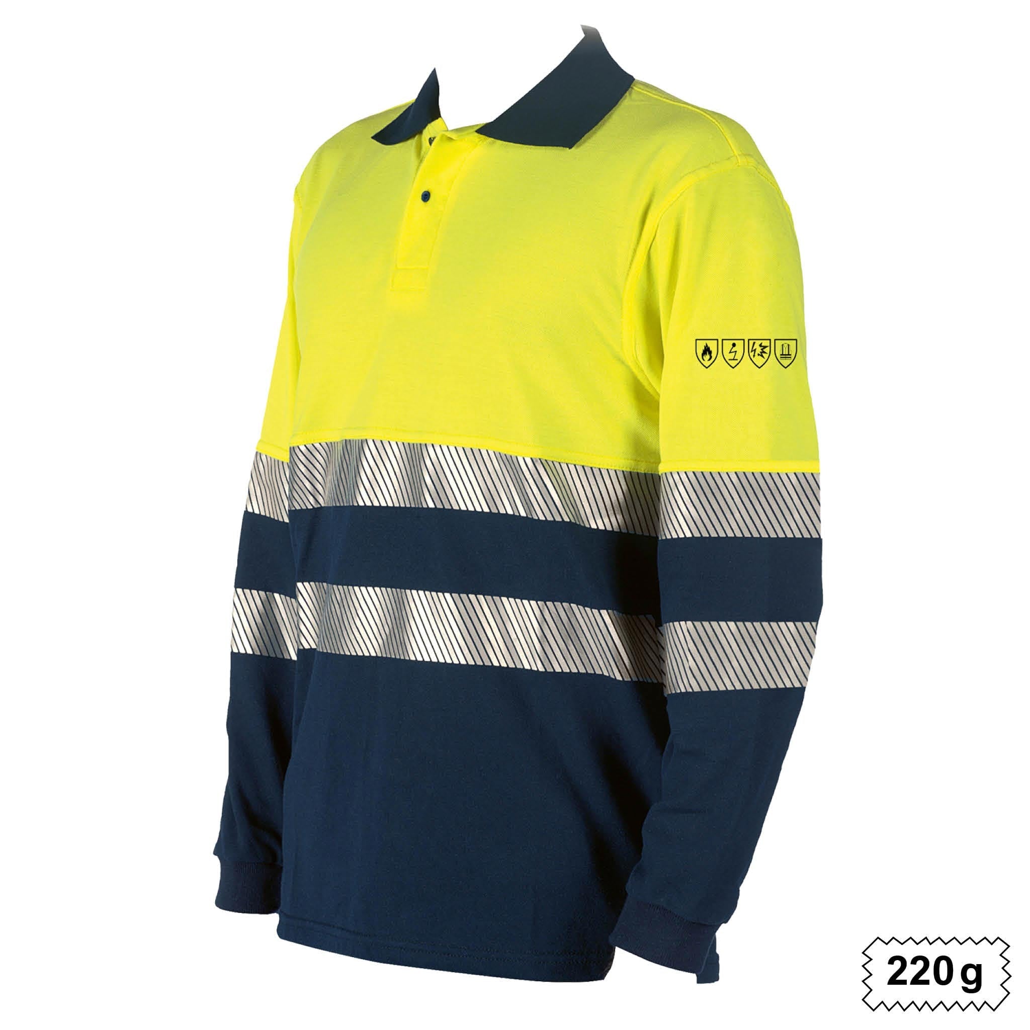 Poloshirt Multinorm, Warnschutz 911